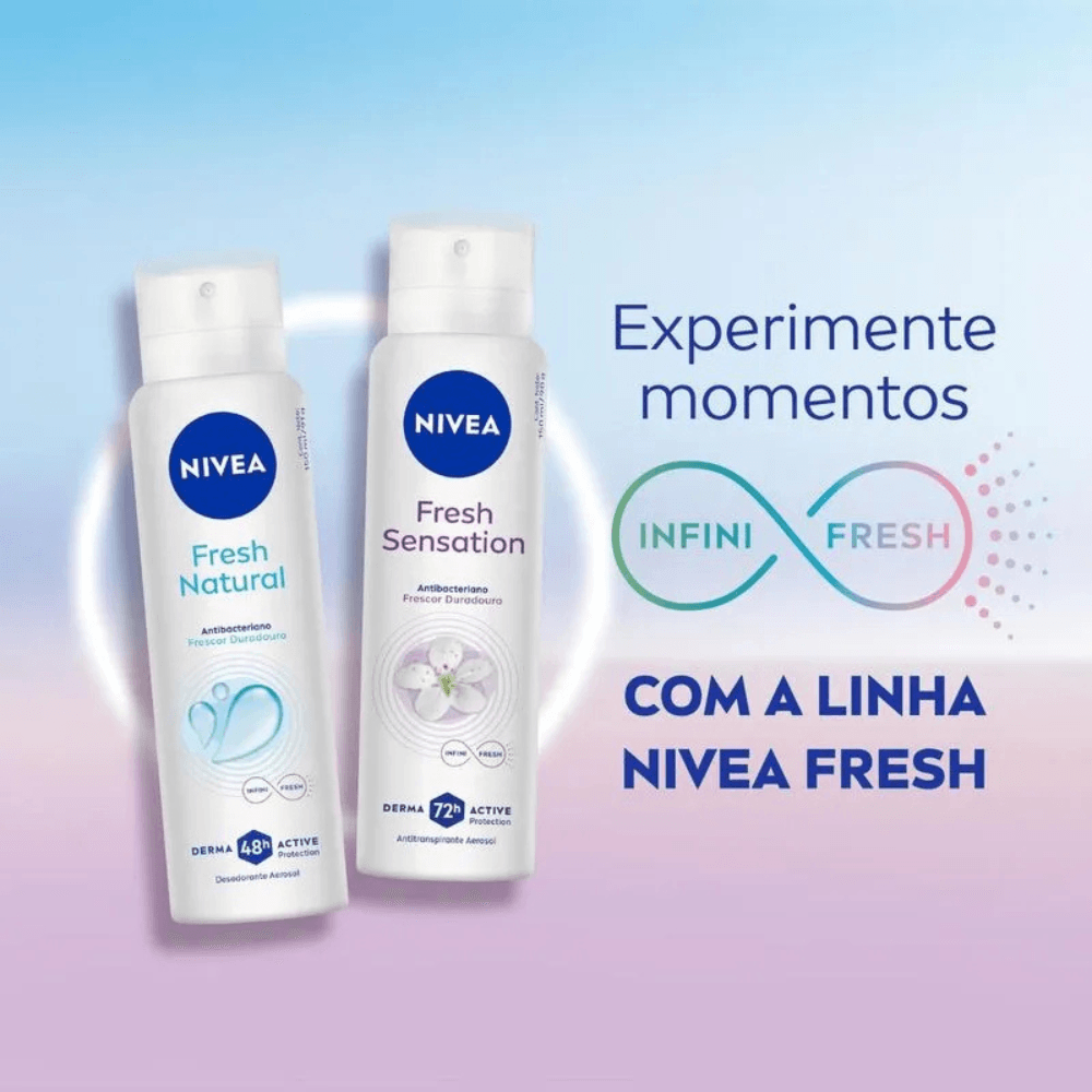 Desodorante Aerosol Nivea Fresh Natural 150ml